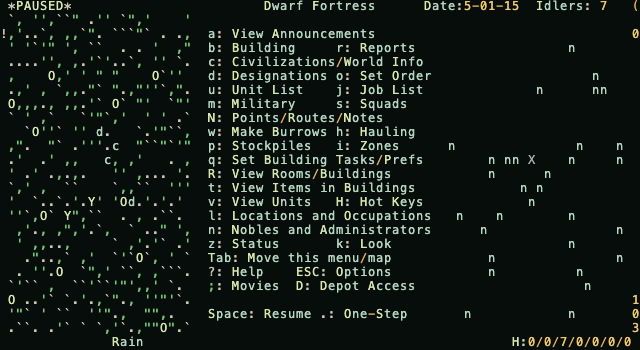 Initial native reference frame rendered with the display palette; original colors were not recorded.